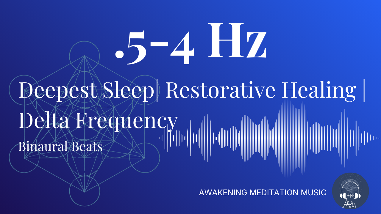 Binaural Beats .5-4 Hz Delta Frequency Cleanse | Deepest Restorative Sleep | Awaken Intuition