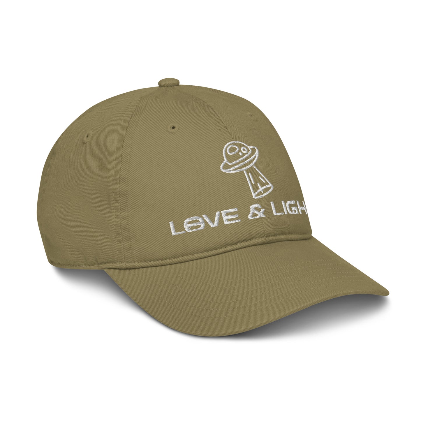 Organic UFO Love&Light Dad Cap