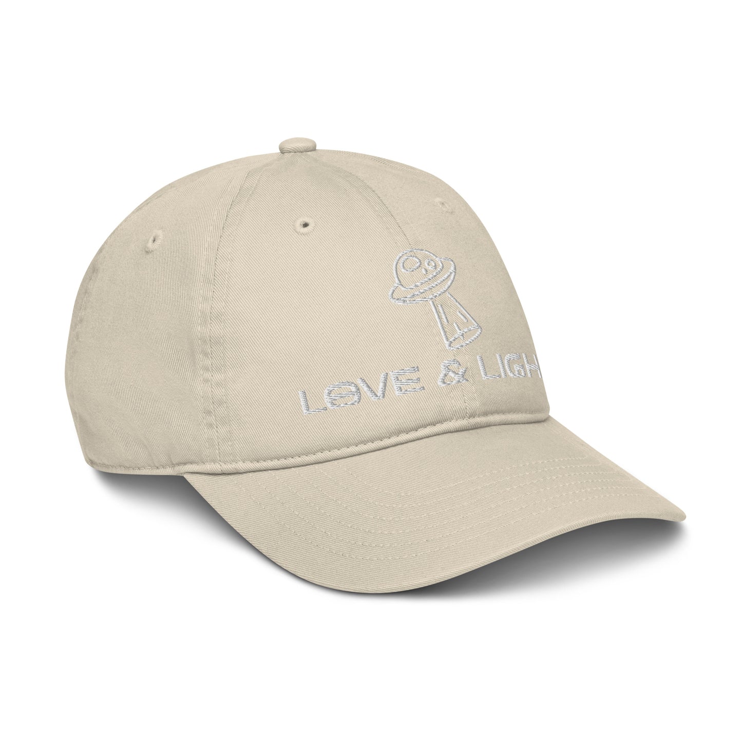 Organic UFO Love&Light Dad Cap