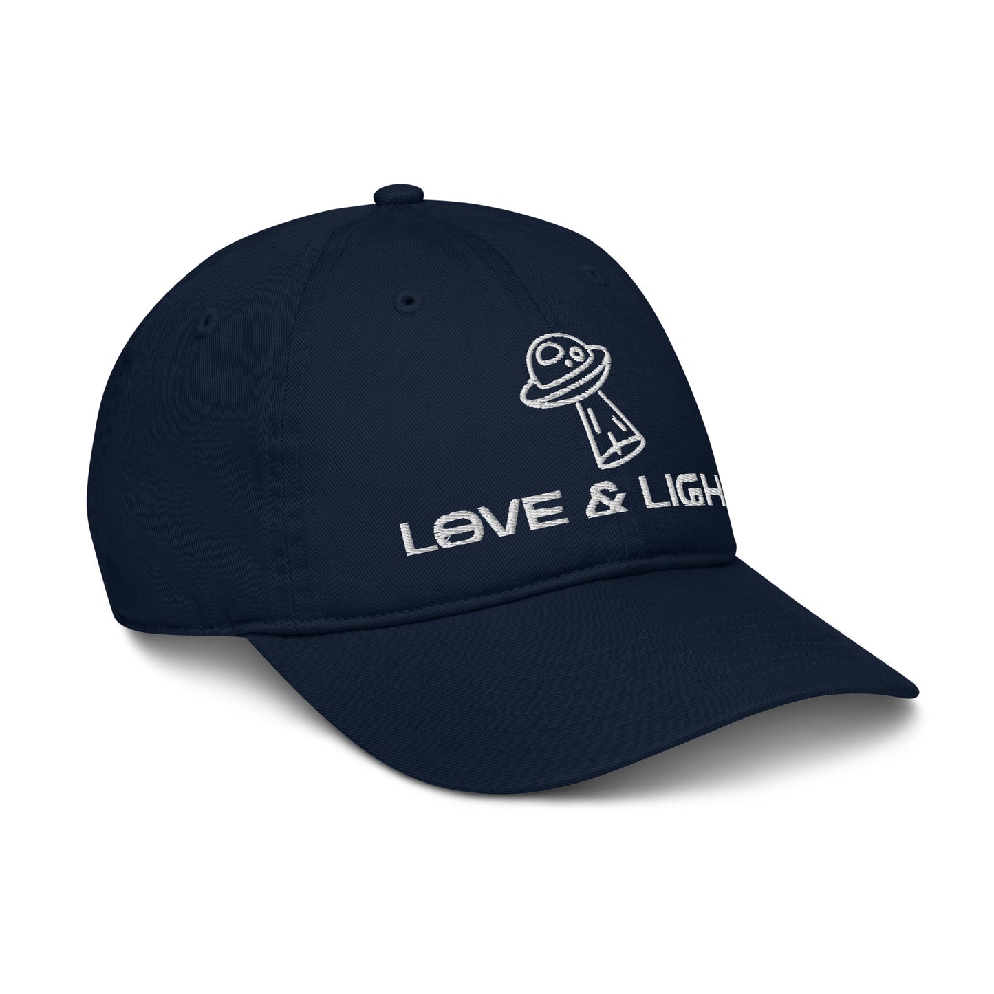 Organic UFO Love&Light Dad Cap