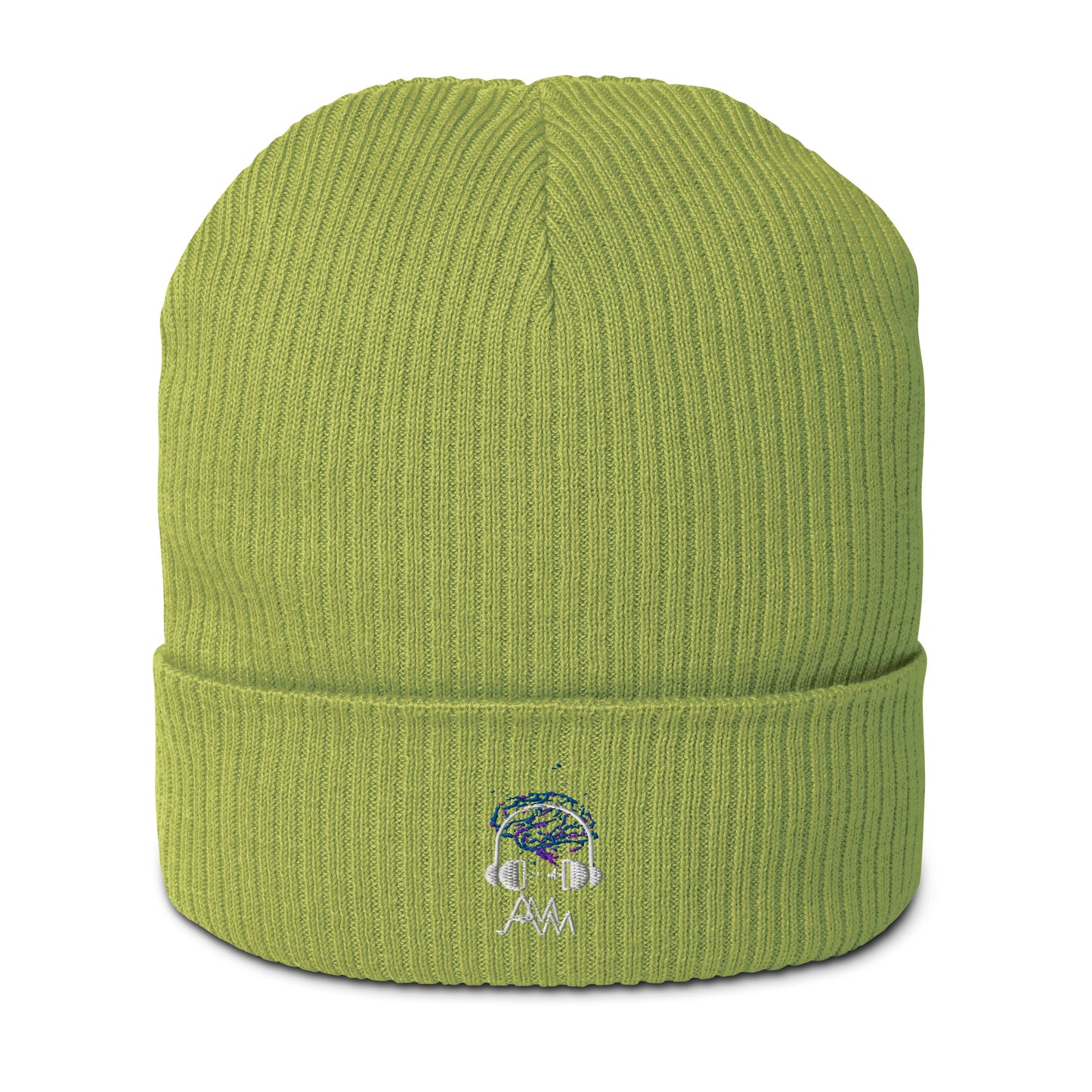 Organic Ribbed AMM Logo Beanie