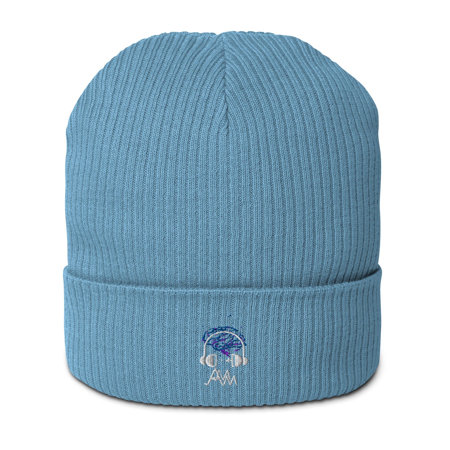 Organic Ribbed AMM Logo Beanie