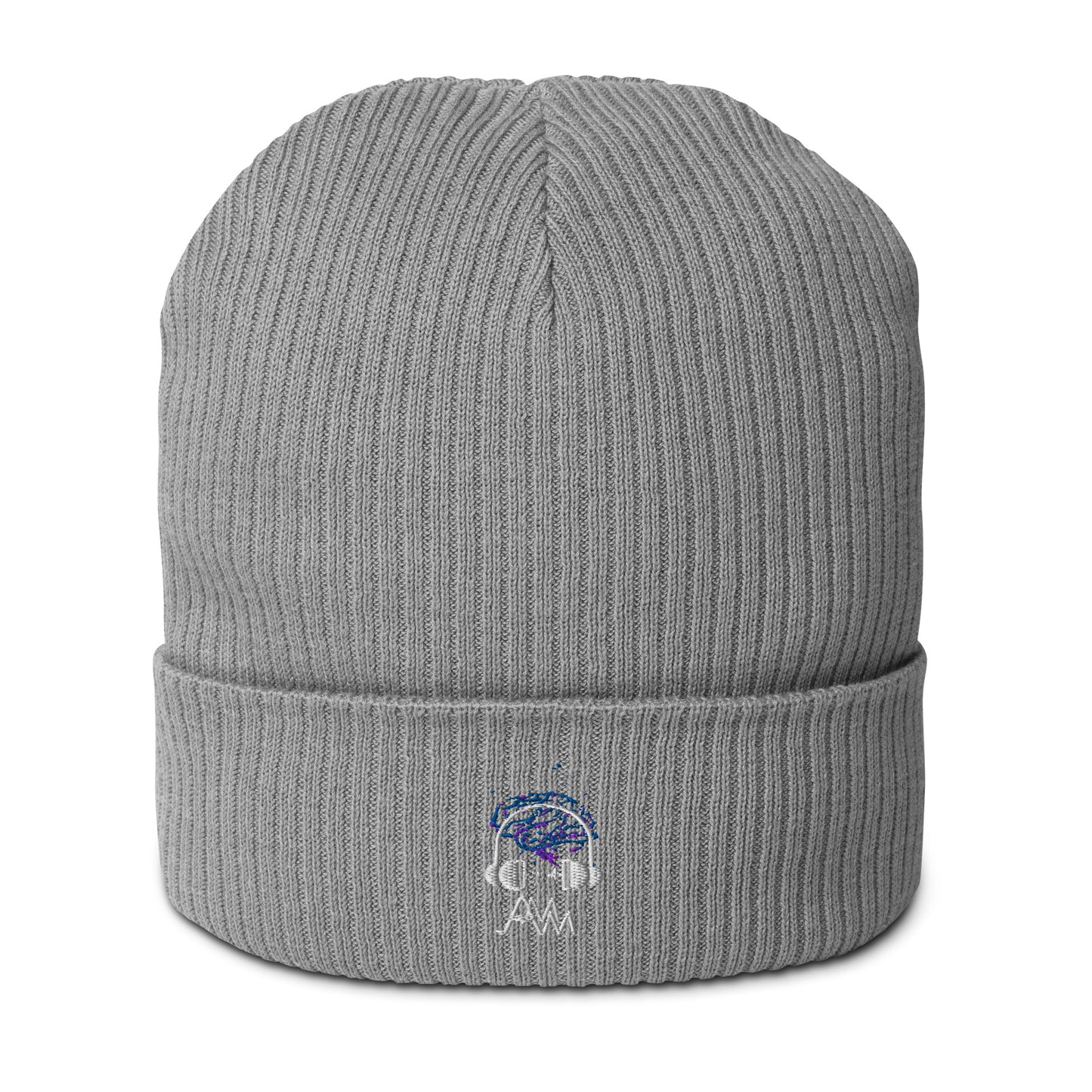 Organic Ribbed AMM Logo Beanie