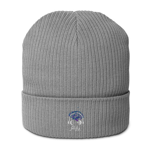 Organic Ribbed AMM Logo Beanie