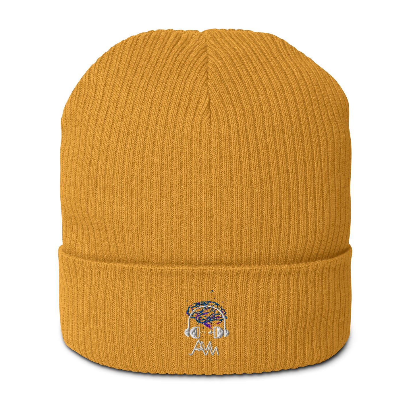 Organic Ribbed AMM Logo Beanie
