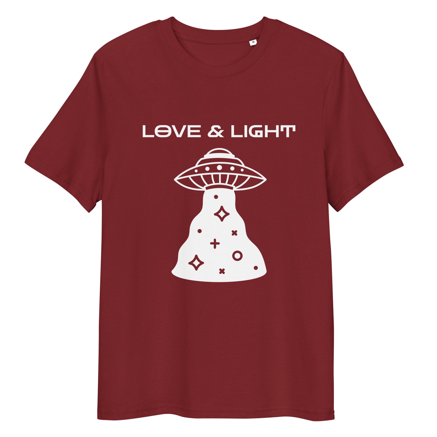 Unisex Organic UFO Love&Light T-Shirt