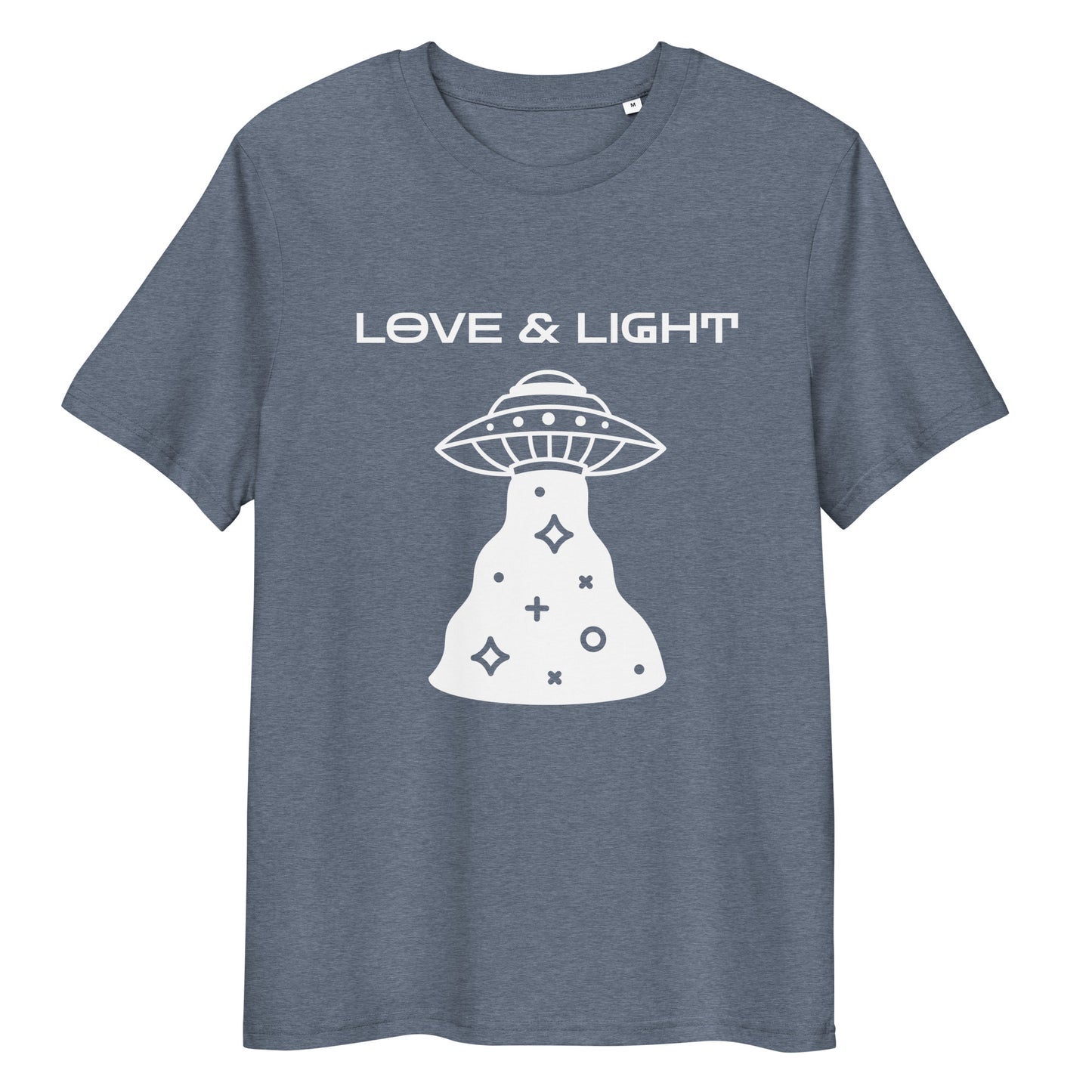 Unisex Organic UFO Love&Light T-Shirt