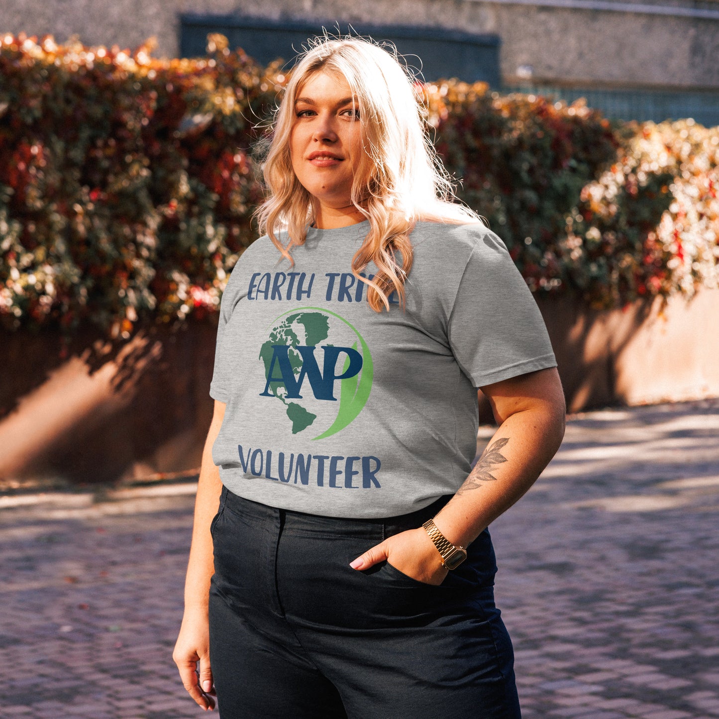 FREE After Becoming AWP's Volunteer! Organic Earth Tribe Volunteer T-Shirt