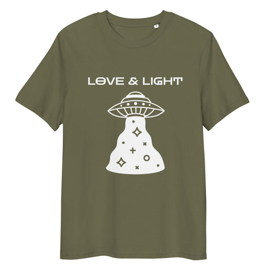 Unisex Organic UFO Love&Light T-Shirt