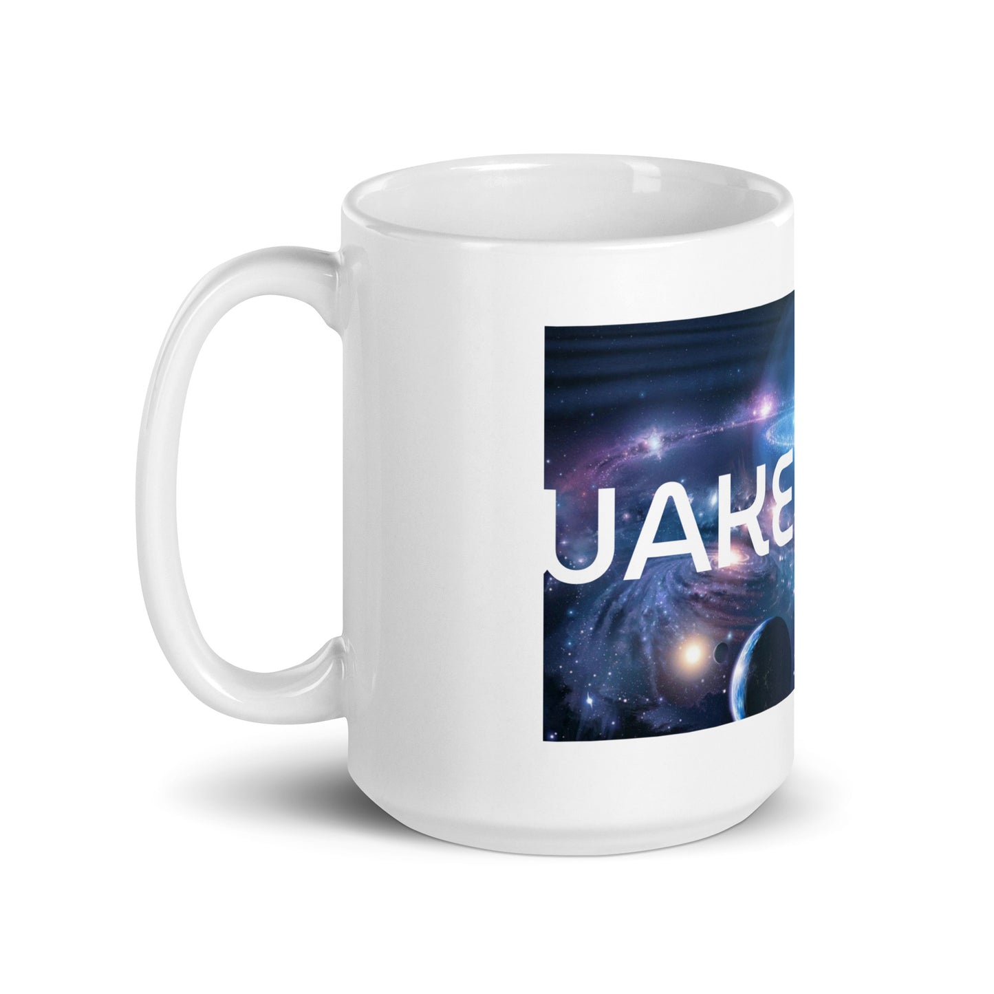 White Glossy Awake Galaxy Mug