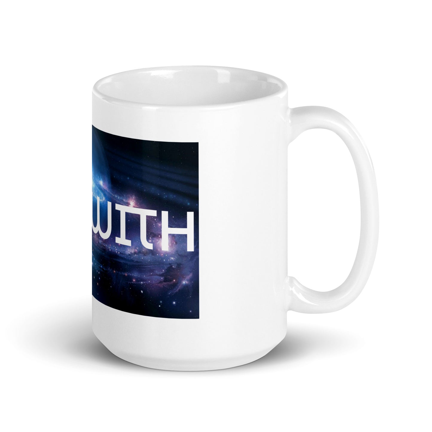 White Glossy Awake Galaxy Mug
