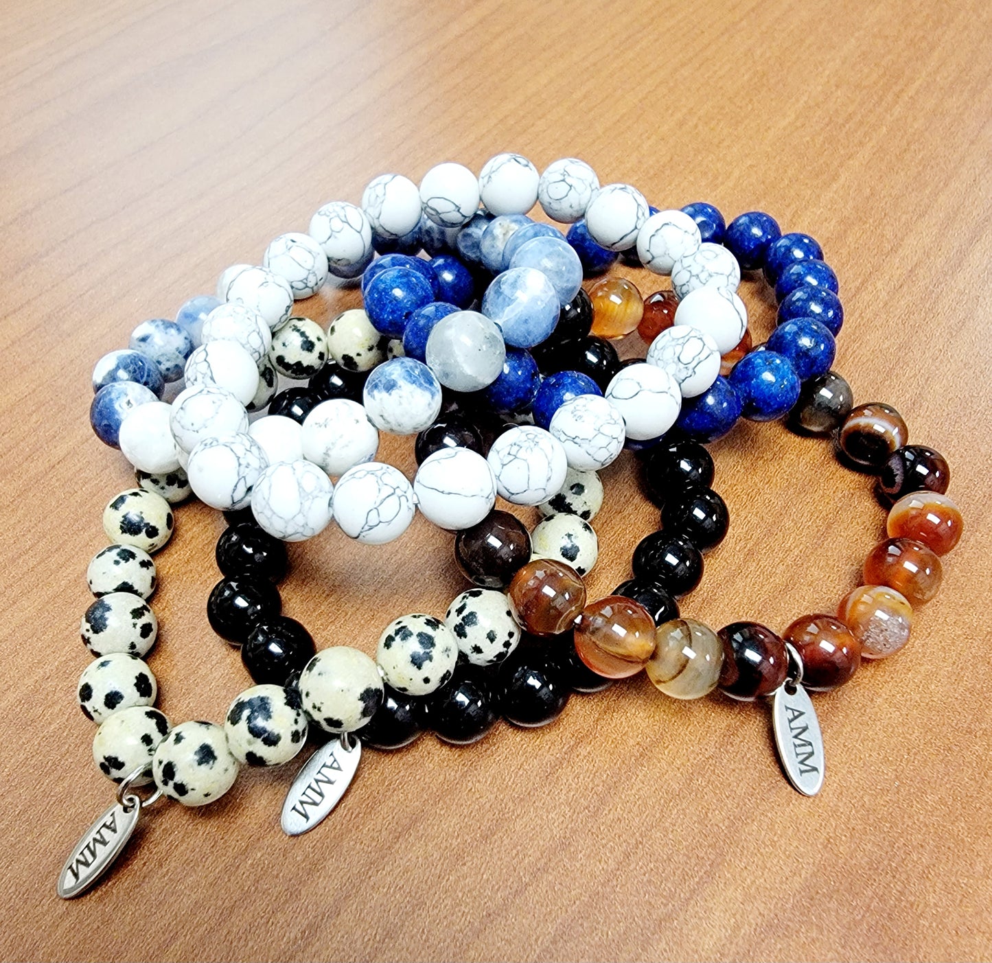 Crystal Bracelet-AMM Charm, Assorted Colors