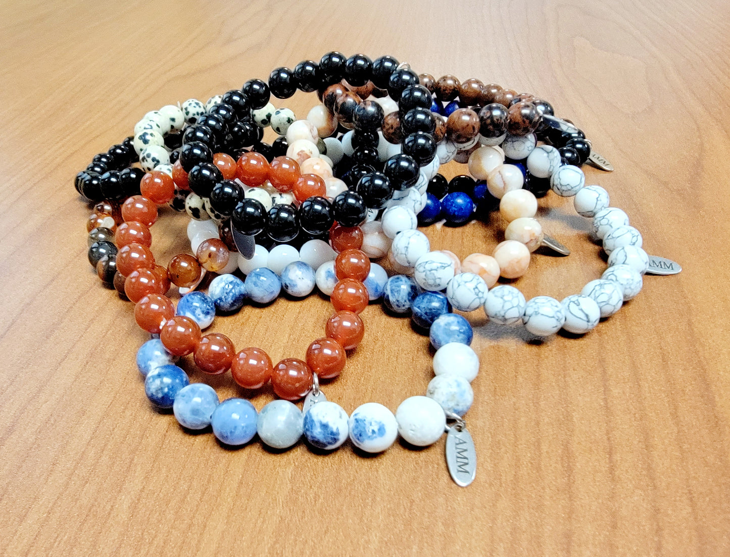 Crystal Bracelet-AMM Charm, Assorted Colors