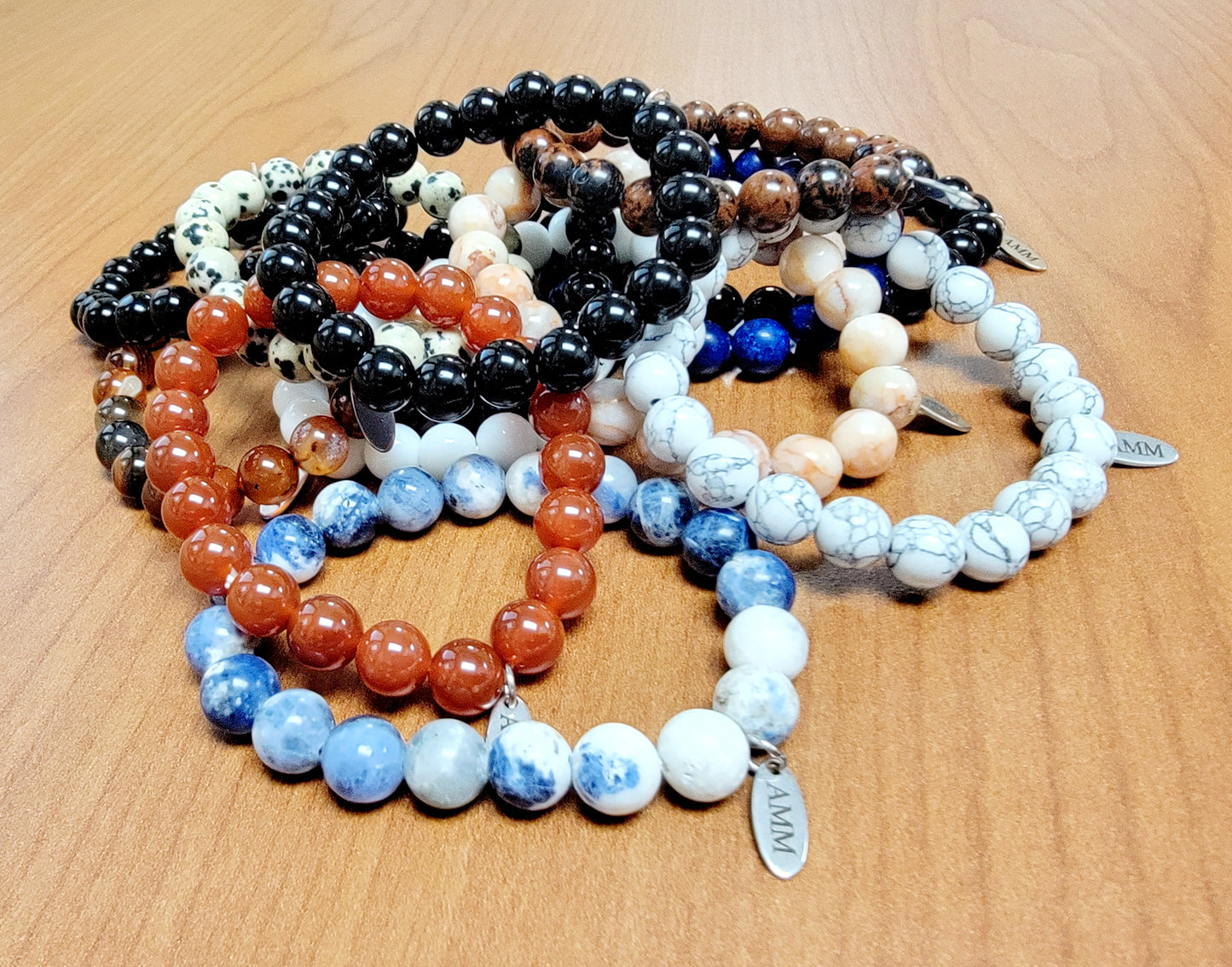Crystal Bracelet-AMM Charm, Assorted Colors