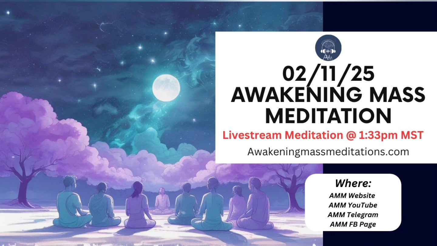 2/11/25 Monthly Awakening Mass Meditation- Moment for Pause & Peace | Crystalline Ocean Planet