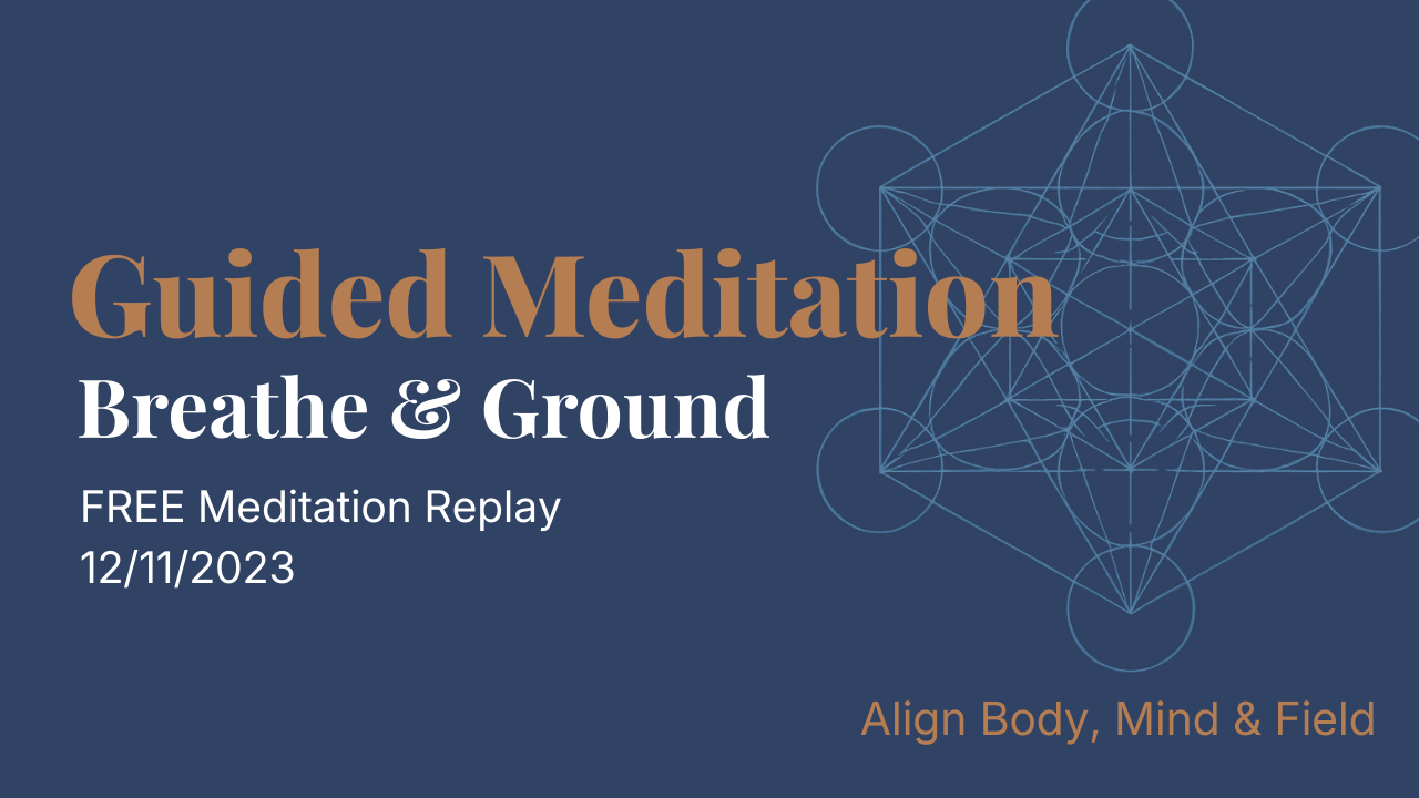 12/11/2023 Awakening Mass Meditation: Take A Break To Breathe | Ground
