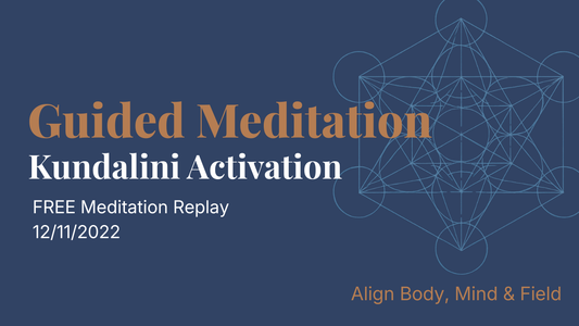 12/11/22 Awakening Mass Meditation: Kundalini Activation, Ascension, Chakras, Consent