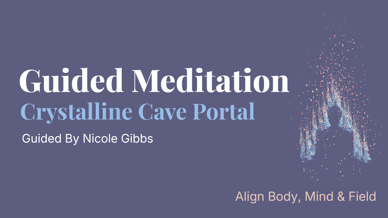 Guided Meditation | Portal Into The Crystalline Cave | Merging Infinity