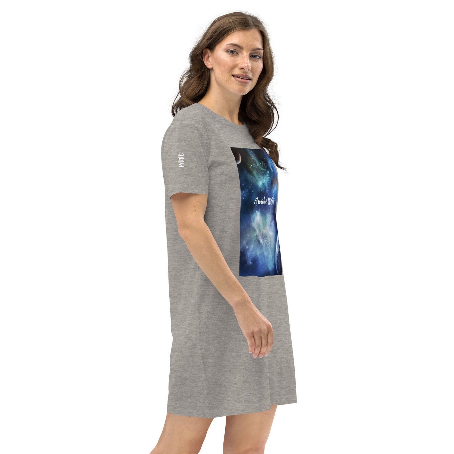 Organic Galaxy Awake T-shirt Dress