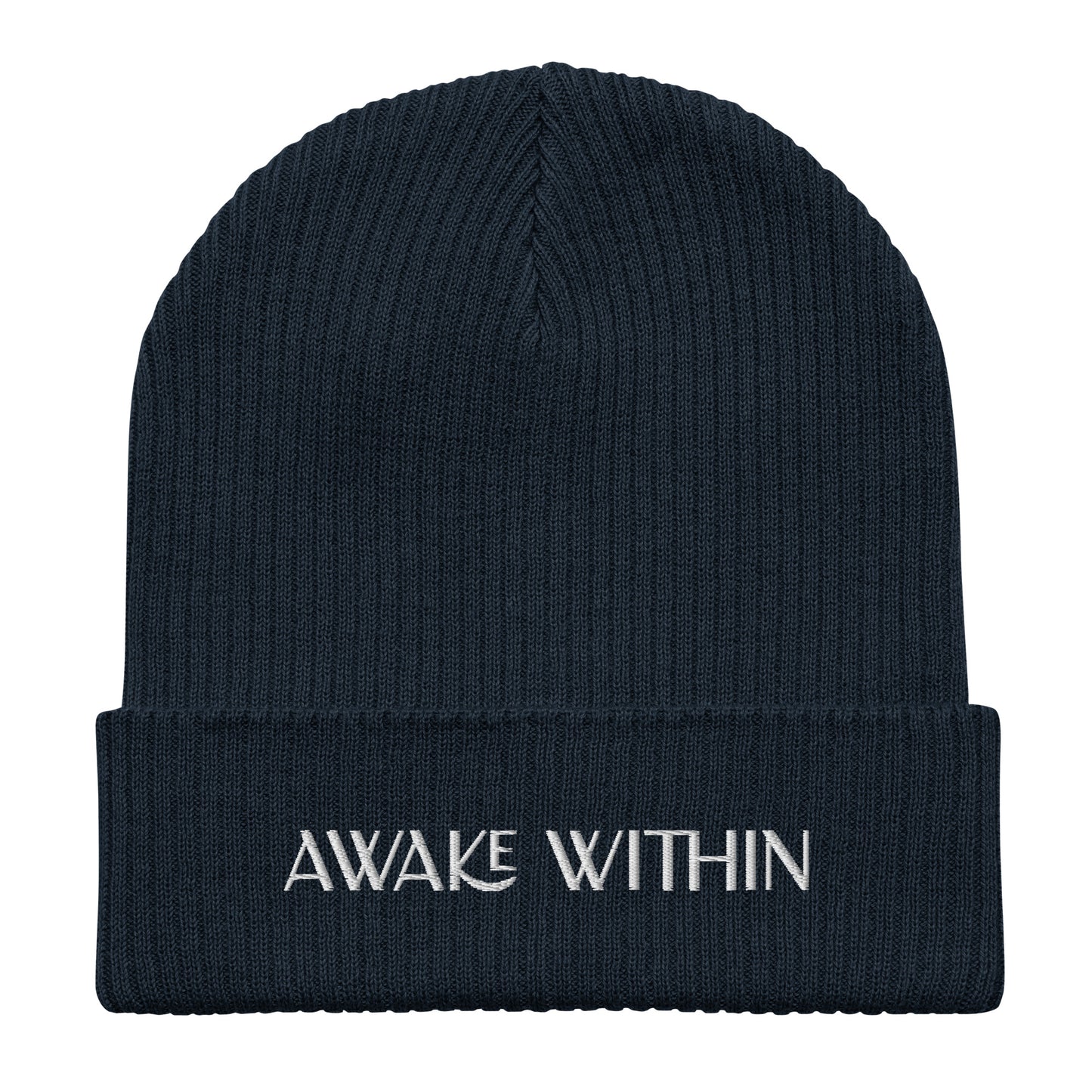 Organic Awake Ribbed Beanie