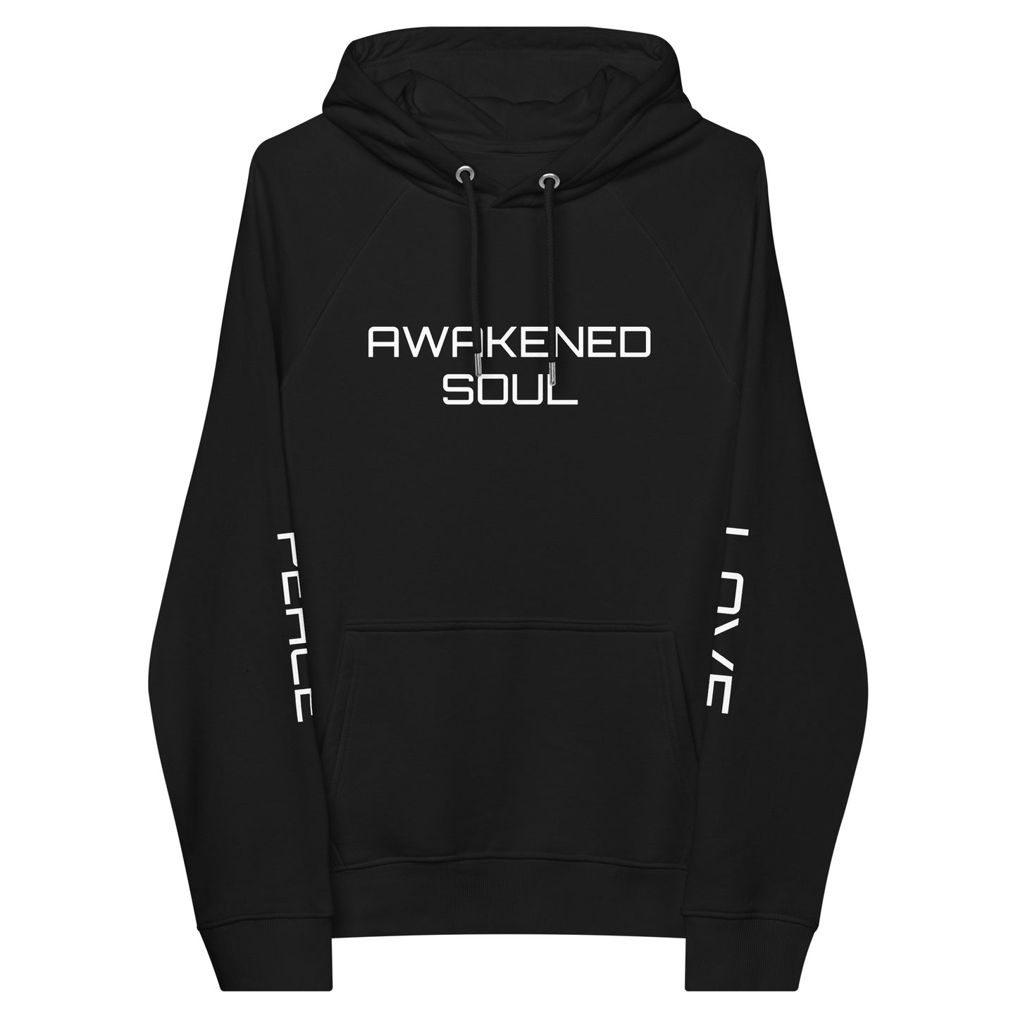 Unisex Eco Awakened Peace&Love Hoodie