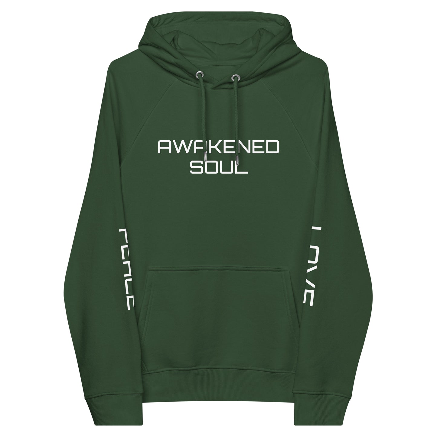 Unisex Eco Awakened Peace&Love Hoodie