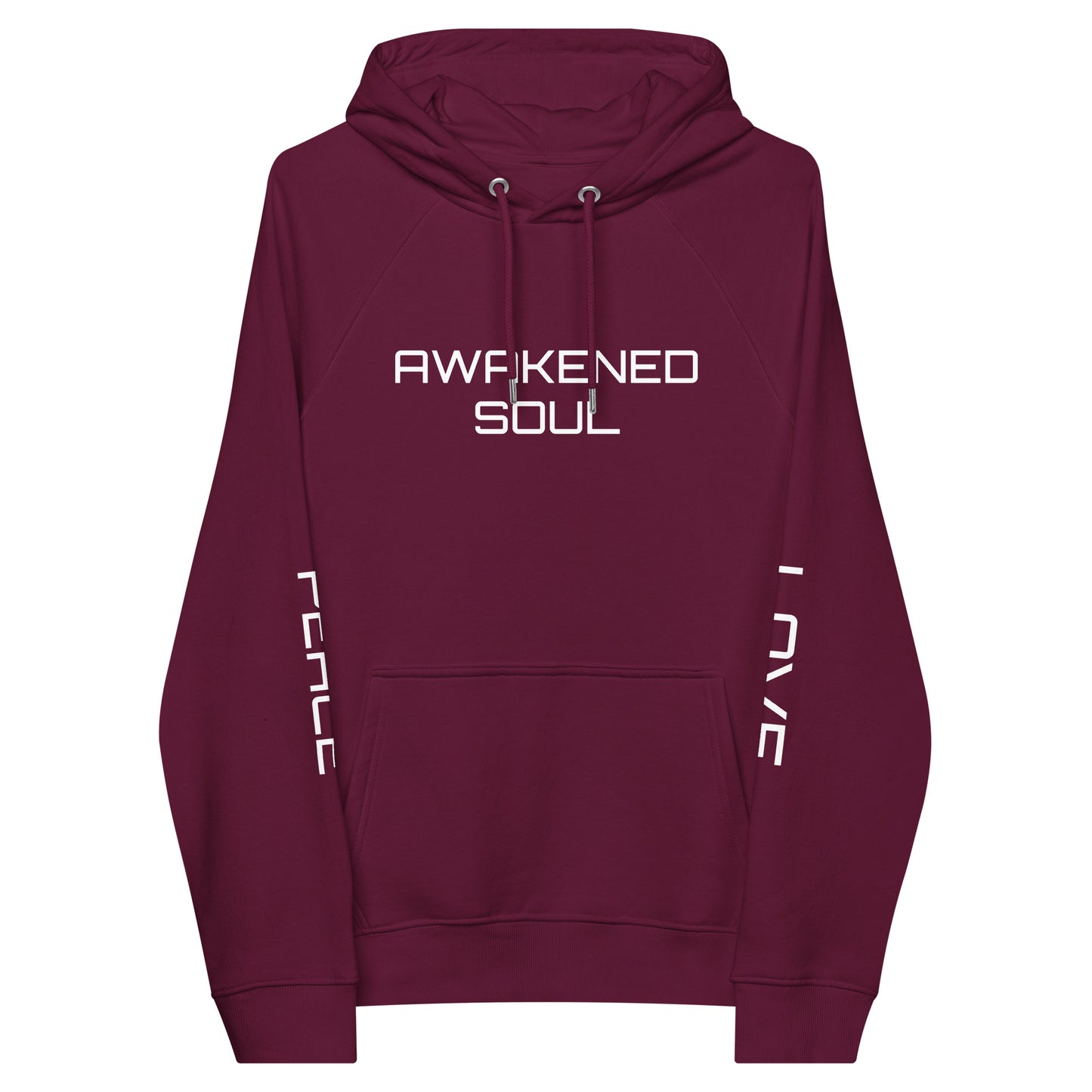 Unisex Eco Awakened Peace&Love Hoodie