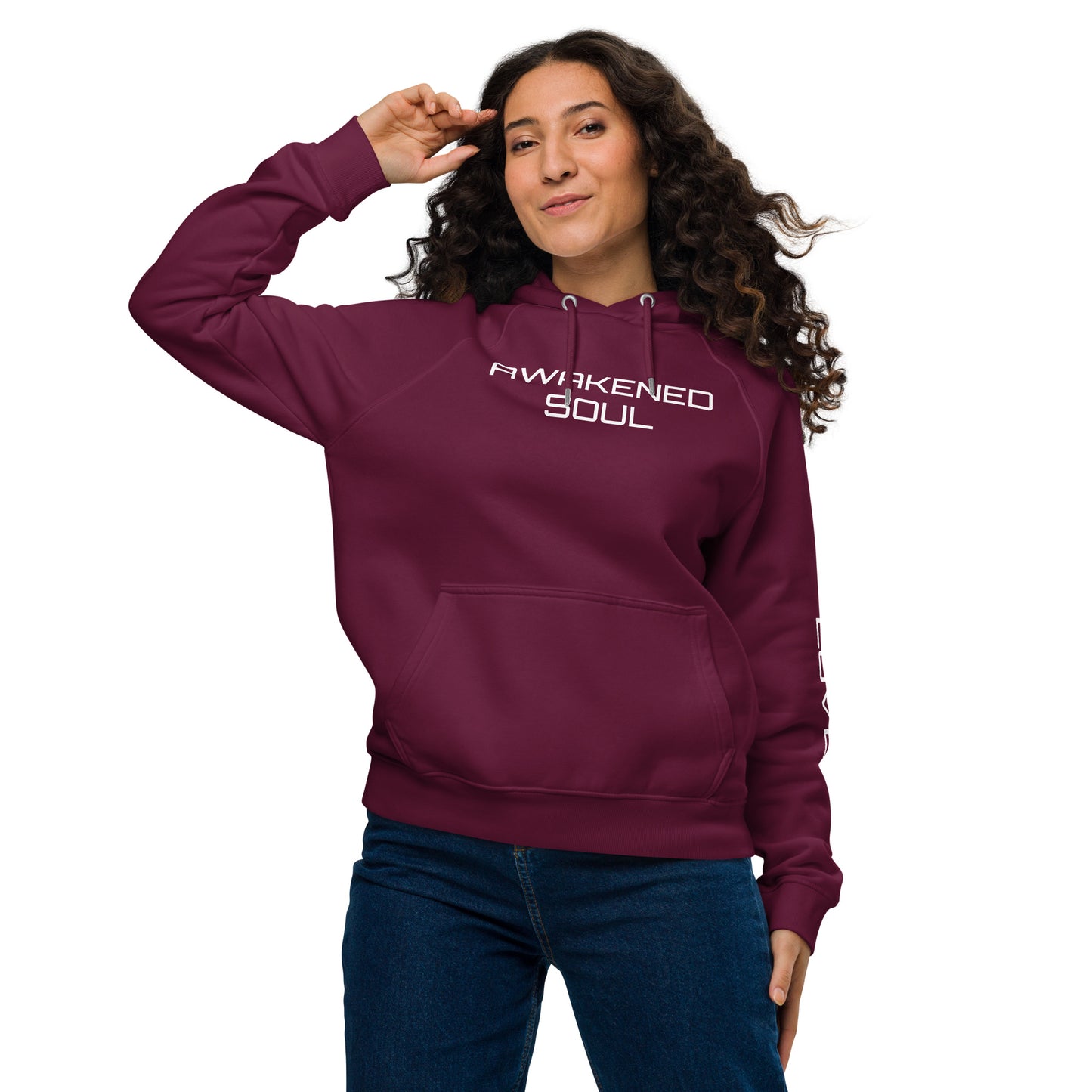 Unisex Eco Awakened Peace&Love Hoodie