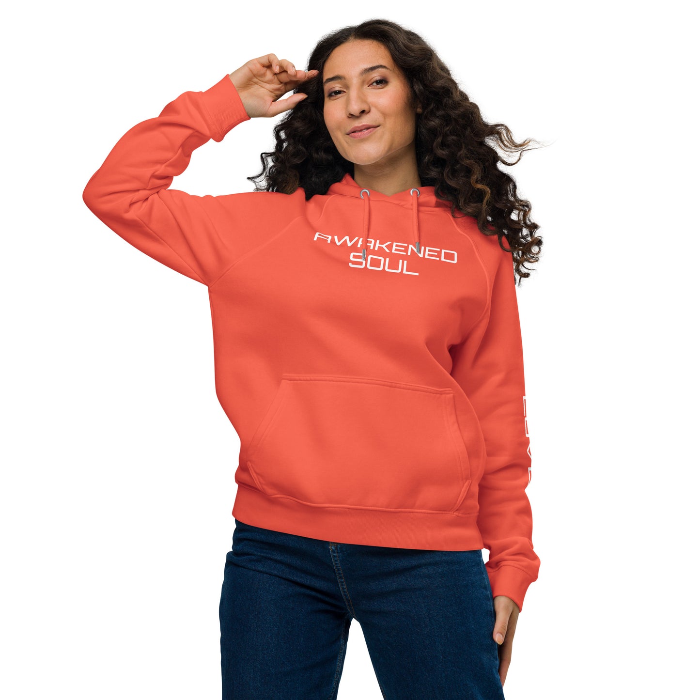 Unisex Eco Awakened Peace&Love Hoodie