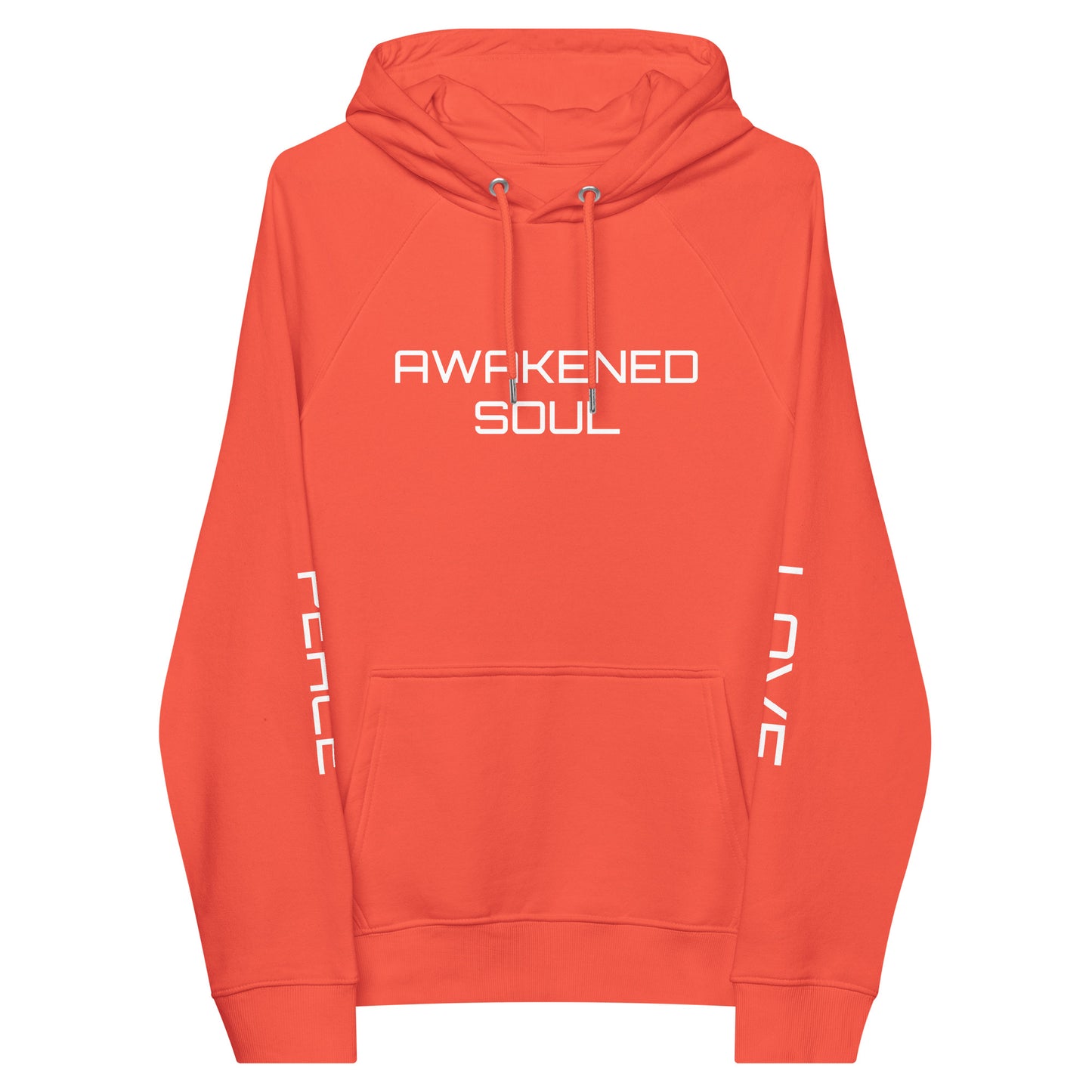 Unisex Eco Awakened Peace&Love Hoodie