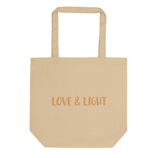 Love & Light Eco Tote Bag w/ Back Design