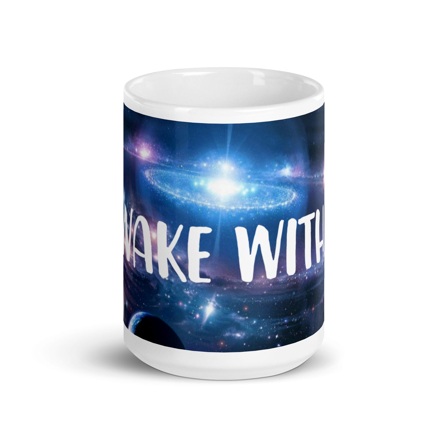 White Glossy Awake Galaxy Mug
