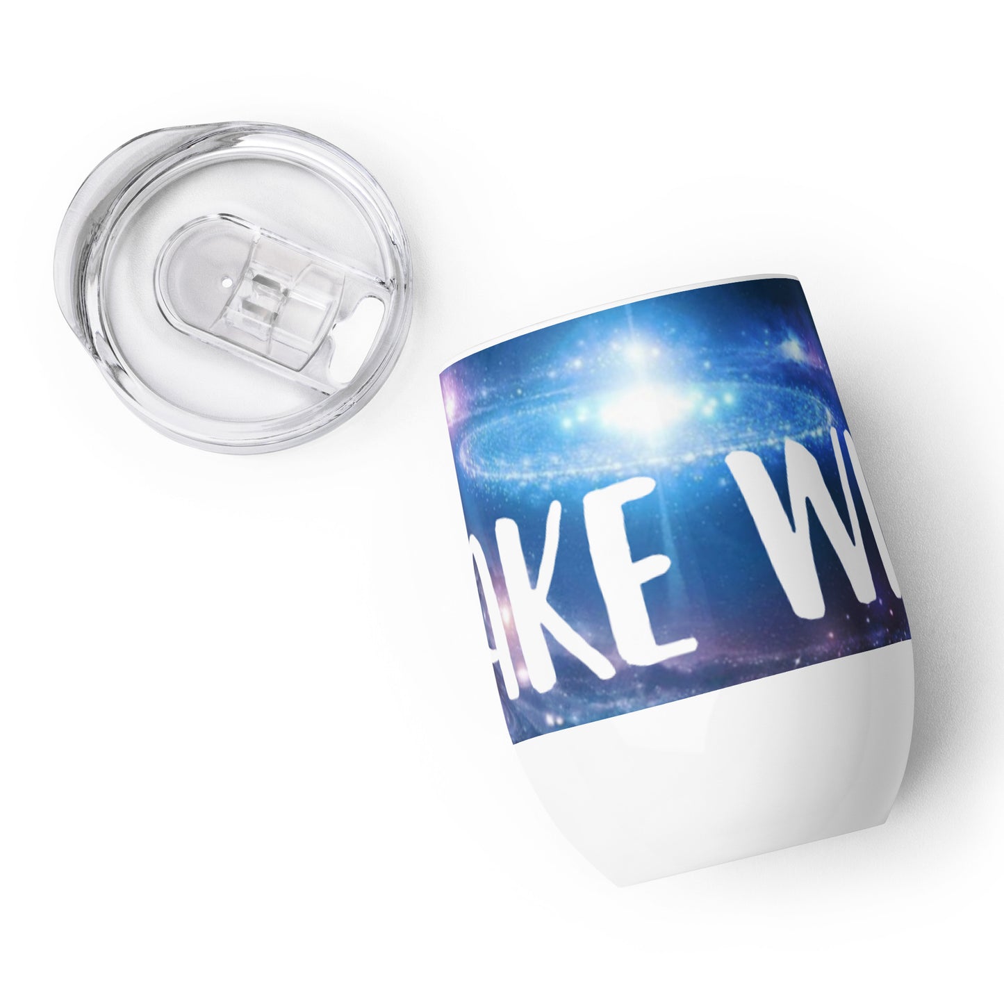Awake Galaxy Wine Tumbler